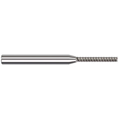 Square End Mill: 5/32'' Dia, 1-1/4'' LOC, 3/16'' Shank Dia, 3'' OAL, 5 Flutes, Solid Carbide Single End, Uncoated, 50 ° Variable Helix, RH Cut, RH Flute