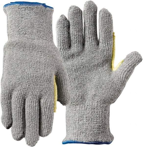 Wells Lamont - Size S (7), ANSI Cut Lvl 4, Abrasion Lvl 4, Composite of Cut-Resistant Fibers Cut Resistant Gloves - 11" Long, Gray, Paired - Industrial Tool & Supply