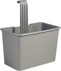 Unger - 8 Gal Polypropylene Side Bucket - Gray, For Use with SCFPG, COMBR, COMBG - Industrial Tool & Supply