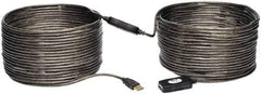 Tripp-Lite - 65' Long, USB A/A Computer Cable - Black, Male x Female - Industrial Tool & Supply