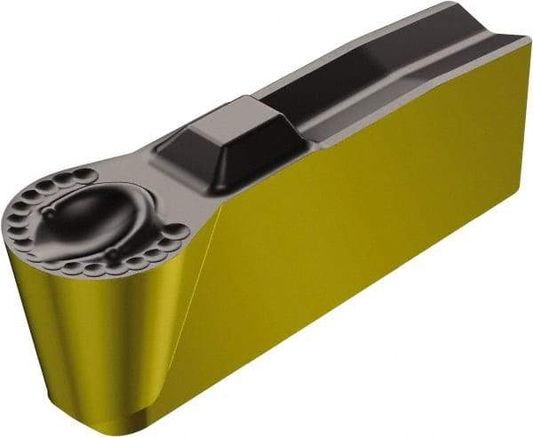 Sandvik Coromant - 25N151.3-7P Grade 4225, Carbide Grooving Insert - 1.3mm Max Depth of Cut, Neutral, 1.5mm Corner Radius, TiCN/Al2O3/TiN Finish - Industrial Tool & Supply