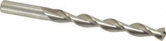 Chicago-Latrobe - 15/32" 135° High Speed Steel Jobber Drill - Bright Finish, Right Hand Cut, Parabolic Flute, Straight Shank, 5-3/4" OAL, Split Point - Industrial Tool & Supply