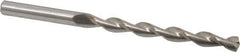 Chicago-Latrobe - Letter G 135° High Speed Steel Jobber Drill - Bright Finish, Right Hand Cut, Parabolic Flute, Straight Shank, 4-1/8" OAL, Split Point - Industrial Tool & Supply