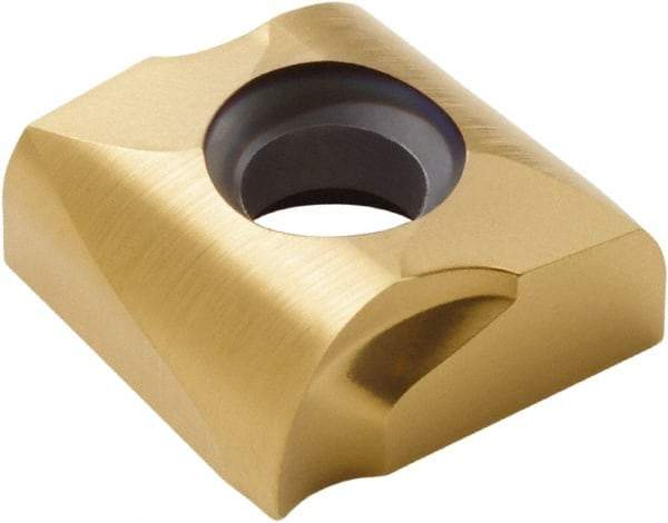 Seco - SNHQ120424 M07 Grade F40M Carbide Milling Insert - TiAlN/TiN Finish, 0.159" Thick, 1/2" Inscribed Circle, 3/32" Corner Radius - Industrial Tool & Supply