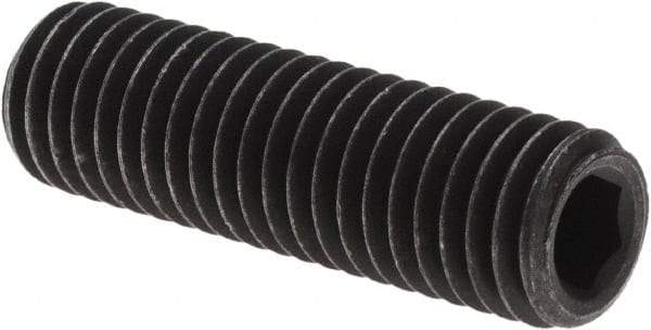 Value Collection - 1/2-13 UNC, 1-3/4" OAL, Cup Point Set Screw - Grade 8 Alloy Steel, 1/4" Key - Industrial Tool & Supply