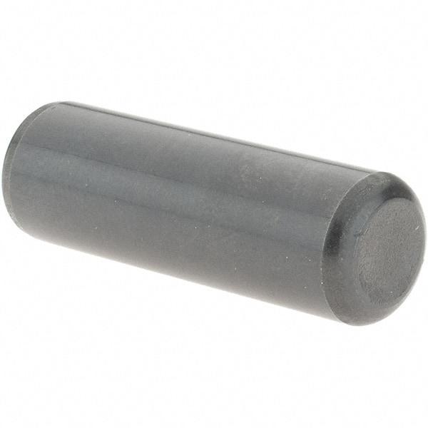 Value Collection - 1/2" Diam x 1-1/2" Pin Length Grade 8 Alloy Steel Standard Dowel Pin - Bright Finish, C 47-58 & C 60 (Surface) Hardness, 29,450 Lb (Single Shear), 58,900 Lb (Double Shear) Breaking Strength, 1 Beveled & 1 Rounded End - Industrial Tool & Supply