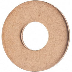 Value Collection - Copper Standard Flat Washer - 0.2031" ID x 1/2" OD, Plain Finish - Industrial Tool & Supply
