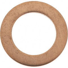 Value Collection - 7/16 SAE, 29/64" ID x 11/16" OD Oil Drain Plug Gasket - 1/32" Thick, Copper - Industrial Tool & Supply