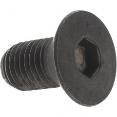 Value Collection - 3/4-10 UNC Hex Socket Drive, 82° Flat Screw - Alloy Steel, Black Oxide Finish, Fully Threaded, 1-1/2" OAL - Industrial Tool & Supply