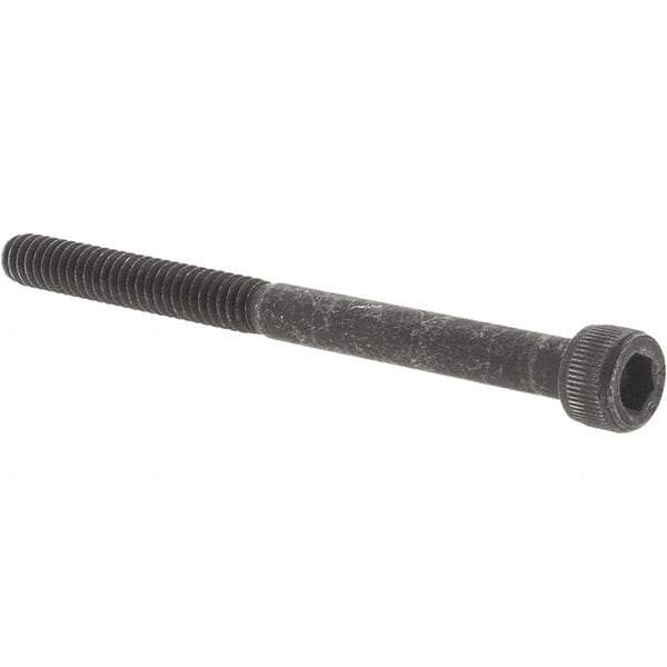 Value Collection - #10-24 UNC Hex Socket Drive, Socket Cap Screw - Alloy Steel, Black Oxide Finish, Partially Threaded, 2-1/2" Length Under Head - Industrial Tool & Supply