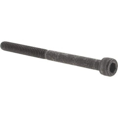 Value Collection - #10-24 UNC Hex Socket Drive, Socket Cap Screw - Alloy Steel, Black Oxide Finish, Partially Threaded, 2-1/2" Length Under Head - Industrial Tool & Supply