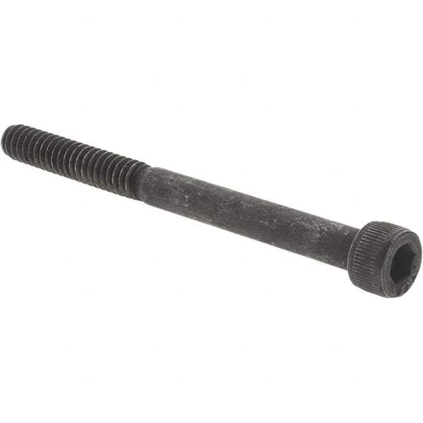 Value Collection - #10-24 UNC Hex Socket Drive, Socket Cap Screw - Alloy Steel, Black Oxide Finish, Partially Threaded, 2-1/4" Length Under Head - Industrial Tool & Supply