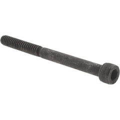Value Collection - #10-24 UNC Hex Socket Drive, Socket Cap Screw - Alloy Steel, Black Oxide Finish, Partially Threaded, 2-1/4" Length Under Head - Industrial Tool & Supply