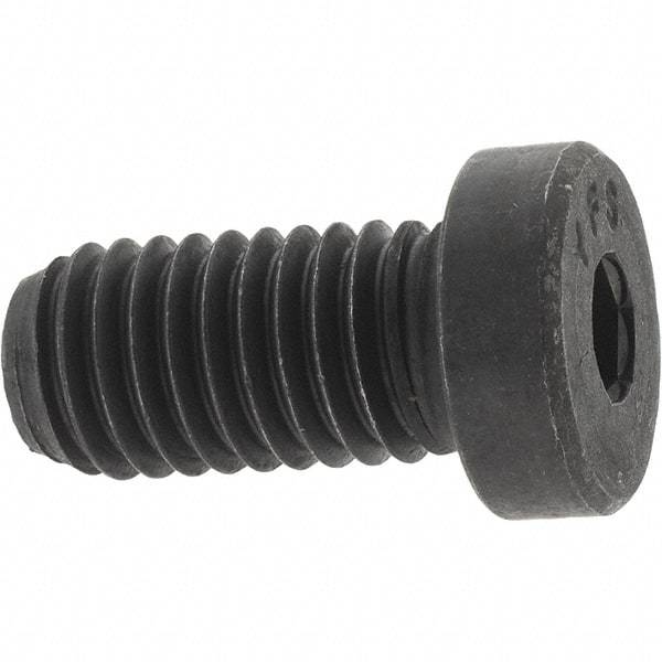Value Collection - 1/2-13 UNC Hex Socket Drive, Low Socket Cap Screw - Alloy Steel, Black Oxide Finish, Fully Threaded, 1" Length Under Head - Industrial Tool & Supply