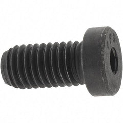 Value Collection - 1/2-13 UNC Hex Socket Drive, Low Socket Cap Screw - Alloy Steel, Black Oxide Finish, Fully Threaded, 1" Length Under Head - Industrial Tool & Supply