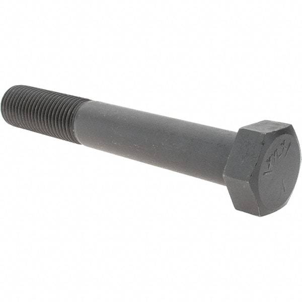 Value Collection - 1-1/2 - 6 UNC, 10" Length Under Head Hex Head Cap Screw - Partially Threaded, Grade 5 Steel, Uncoated, 2-1/4" Hex - Industrial Tool & Supply