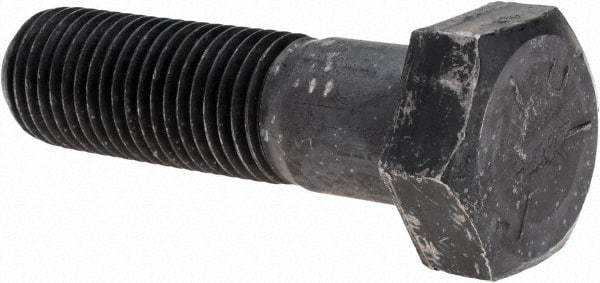 Value Collection - 1-1/4 - 7 UNC, 4-1/2" Length Under Head Hex Head Cap Screw - Partially Threaded, Grade 5 Steel, Uncoated, 1-7/8" Hex - Industrial Tool & Supply