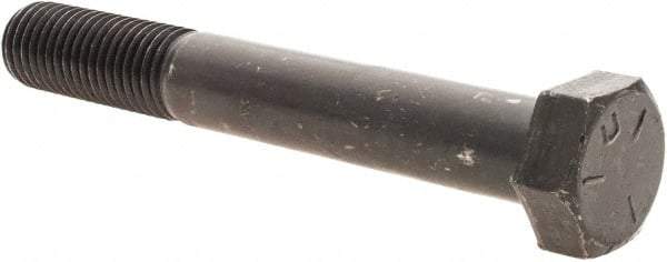Value Collection - 3/4-10 UNC, 5-1/2" Length Under Head Hex Head Cap Screw - Partially Threaded, Grade 5 Steel, Uncoated, 1-1/8" Hex - Industrial Tool & Supply