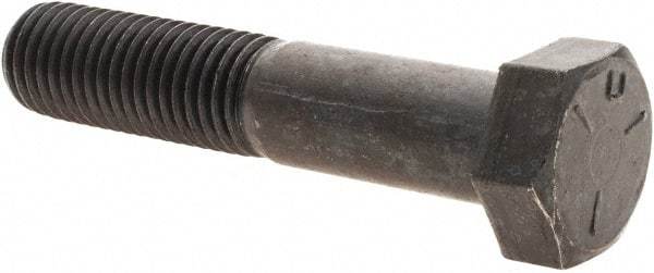 Value Collection - 3/4-10 UNC, 3-3/4" Length Under Head Hex Head Cap Screw - Partially Threaded, Grade 5 Steel, Uncoated, 1-1/8" Hex - Industrial Tool & Supply