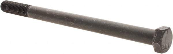 Value Collection - 5/8-11 UNC, 9" Length Under Head Hex Head Cap Screw - Partially Threaded, Grade 5 Steel, Uncoated, 15/16" Hex - Industrial Tool & Supply