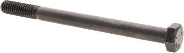 Value Collection - 5/16-18 UNC, 4" Length Under Head Hex Head Cap Screw - Partially Threaded, Grade 5 Steel, Uncoated, 1/2" Hex - Industrial Tool & Supply