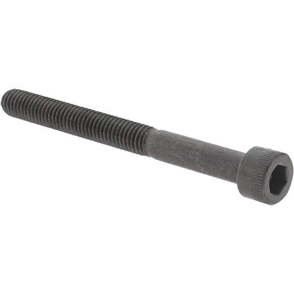 Value Collection - #10-32 UNF Hex Socket Drive, Socket Cap Screw - Alloy Steel, Black Oxide Finish, Partially Threaded, 2" Length Under Head - Industrial Tool & Supply