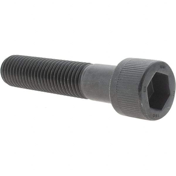 Value Collection - 3/4-10 UNC Hex Socket Drive, Socket Cap Screw - Alloy Steel, Black Oxide Finish, Partially Threaded, 3-1/2" Length Under Head - Industrial Tool & Supply