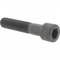 Value Collection - 1/2-13 UNC Hex Socket Drive, Socket Cap Screw - Alloy Steel, Black Oxide Finish, Partially Threaded, 2-1/2" Length Under Head - Industrial Tool & Supply