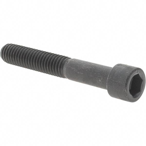 Value Collection - 3/8-16 UNC Hex Socket Drive, Socket Cap Screw - Alloy Steel, Black Oxide Finish, Partially Threaded, 2-1/2" Length Under Head - Industrial Tool & Supply