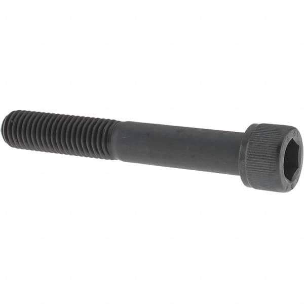 Value Collection - M12x1.75 Metric Coarse Hex Socket Drive, Socket Cap Screw - Grade 12.9 Alloy Steel, Black Oxide Finish, Partially Threaded, 80mm Length Under Head - Industrial Tool & Supply