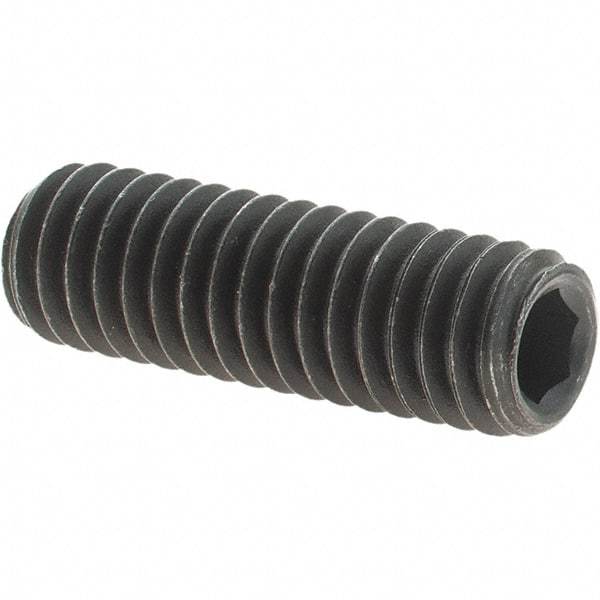 Value Collection - 5/16-18 UNC, 1" OAL, Cup Point Set Screw - Grade 8 Alloy Steel, 5/32" Key - Industrial Tool & Supply