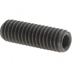 Value Collection - 5/16-18 UNC, 1" OAL, Cup Point Set Screw - Grade 8 Alloy Steel, 5/32" Key - Industrial Tool & Supply