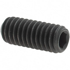 Value Collection - 5/16-18 UNC, 3/4" OAL, Cup Point Set Screw - Grade 8 Alloy Steel, 5/32" Key - Industrial Tool & Supply