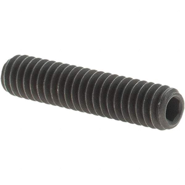 Value Collection - #8-32 UNC, 3/4" OAL, Cup Point Set Screw - Grade 8 Alloy Steel, 5/64" Key - Industrial Tool & Supply