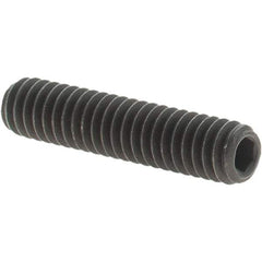 Value Collection - #8-32 UNC, 3/4" OAL, Cup Point Set Screw - Grade 8 Alloy Steel, 5/64" Key - Industrial Tool & Supply