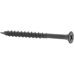 Value Collection - #8, 2-1/4" OAL, Phillips Drive Bugle Head, Steel Drywall Screws - Uncoated, Grade 2 - Industrial Tool & Supply