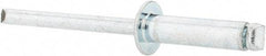 Value Collection - Size 68 Dome Head Steel Open End Blind Rivet - Steel Mandrel, 0.376" to 1/2" Grip, 3/8" Head Diam, 0.192" to 0.196" Hole Diam, 0.7" Length Under Head, 3/16" Body Diam - Industrial Tool & Supply