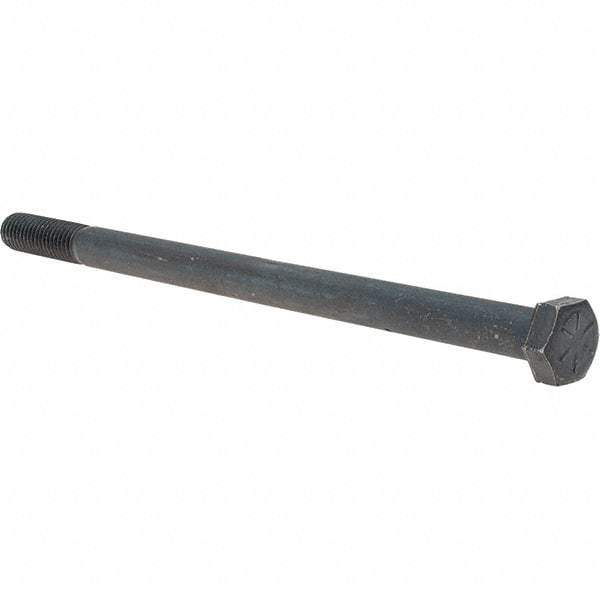 Value Collection - 1/2-13 UNC, 8-1/2" Length Under Head Hex Head Cap Screw - Partially Threaded, Grade 8 Alloy Steel, Uncoated, 3/4" Hex - Industrial Tool & Supply