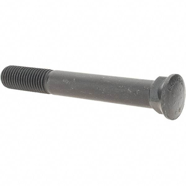 Value Collection - 3/4-10 UNC, 6" OAL, Alloy Steel Plow Bolt - Uncoated, Grade 8 - Industrial Tool & Supply