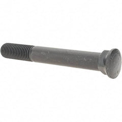 Value Collection - 3/4-10 UNC, 6" OAL, Alloy Steel Plow Bolt - Uncoated, Grade 8 - Industrial Tool & Supply