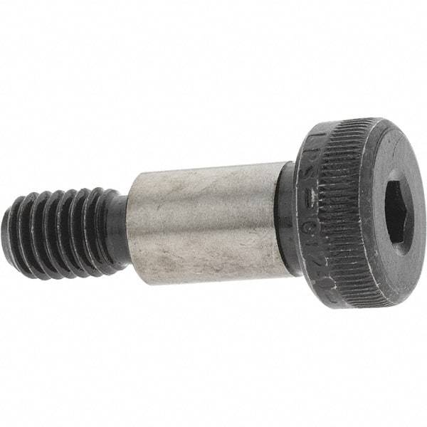 Value Collection - 10mm Shoulder Diam x 16mm Shoulder Length, M8x1.25 Metric Coarse, Hex Socket Shoulder Screw - 12.9 Alloy Steel, Uncoated, 6.78 to 7mm Head Height x 15.73 to 16mm Head Diam - Industrial Tool & Supply