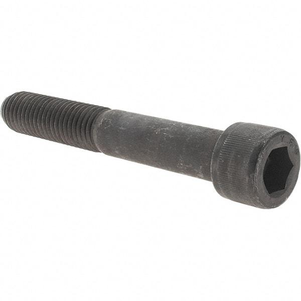 Value Collection - 5/8-11 UNC Hex Socket Drive, Socket Cap Screw - Alloy Steel, Black Oxide Finish, Partially Threaded, 4-1/4" Length Under Head - Industrial Tool & Supply