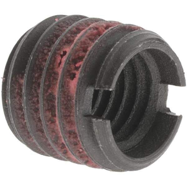 Value Collection - M10x1.50 Internal, 9/16-12 External, Metric Coarse, 0.515" Insert Length, Thread Locking Repair Inserts - Carbon Steel, Bright Finish, Use Tool 500-5 - Exact Industrial Supply