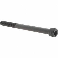 Value Collection - 5/16-18 UNC Hex Socket Drive, Socket Cap Screw - Alloy Steel, Black Oxide Finish, Partially Threaded, 4" Length Under Head - Industrial Tool & Supply