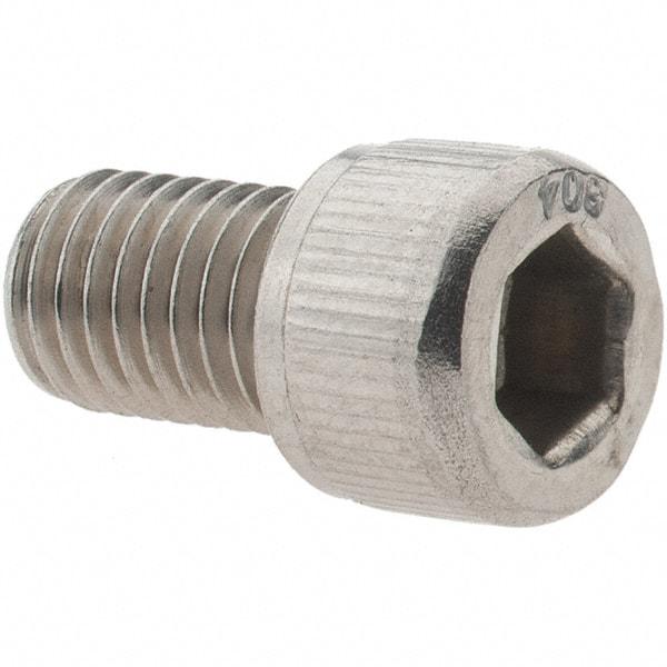 Value Collection - 1/4-28 UNF Hex Socket Drive, Socket Cap Screw - Grade 18-8 Stainless Steel, 3/8" Length Under Head - Industrial Tool & Supply