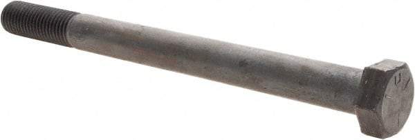 Value Collection - 3/4-10 UNC, 9" Length Under Head Hex Head Cap Screw - Partially Threaded, Grade 5 Steel, Uncoated, 1-1/8" Hex - Industrial Tool & Supply