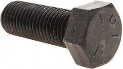Value Collection - 7/8-9 UNC, 2-1/2" Length Under Head Hex Head Cap Screw - Fully Threaded, Grade 5 Steel, Uncoated, 1-5/16" Hex - Industrial Tool & Supply