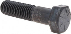 Value Collection - 3/4-10 UNC, 3" Length Under Head Hex Head Cap Screw - Partially Threaded, Grade 8 Alloy Steel, Uncoated, 1-1/8" Hex - Industrial Tool & Supply