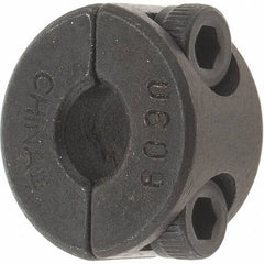 Value Collection - 6mm Bore, Steel, Two Piece Shaft Collar - 3/4" Outside Diam - Industrial Tool & Supply