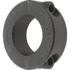 Value Collection - 25mm Bore, Steel, Two Piece Shaft Collar - 1-7/8" Outside Diam - Industrial Tool & Supply